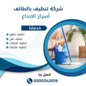 شركة تنظيف بالبخار بالطائف