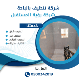 شركة تنظيف منازل بالباحة
