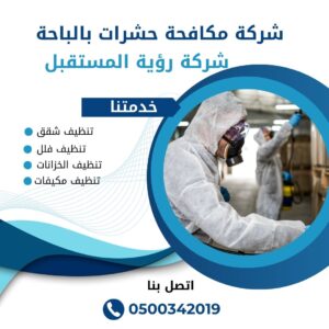 شركة مكافحة حشرات بالباحة افضل شركة مكافحة حشرات بالباحة